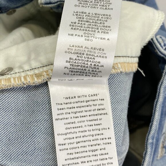 Good American Women’s Good Legs Straight Jeans – Light Blue – Size 14 - Picture 3 of 13